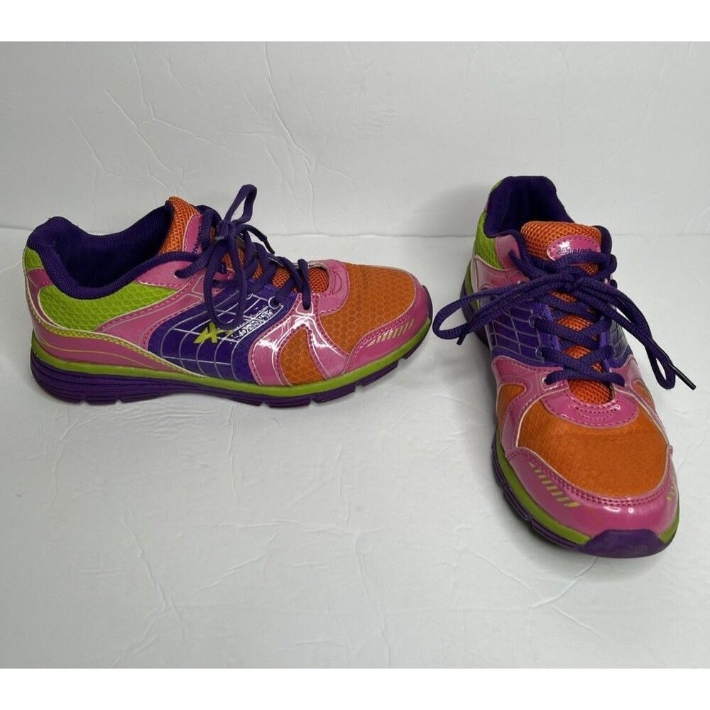 Athletech Willow 2 Lace Up Sneakers Women’s 7M Pink Purple Orange Athletic